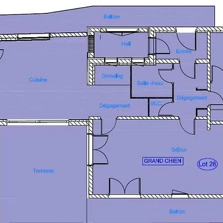 Apartment La Grande Ourse - 150m2 Almost Ski-in Ski-out