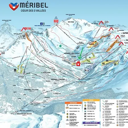 アパート La Grande Ourse - 175m2 Almost Ski-in Ski-out *