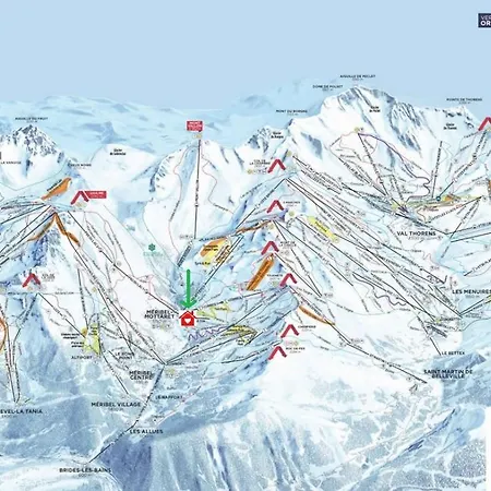 La Grande Ourse - 175m2 Almost Ski-in Ski-out Appartamento Méribel